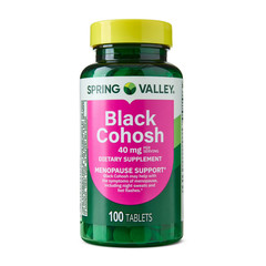 Spring Valley Black Cohosh 40mg Nutritional Support Non GMO 100 Tablets
