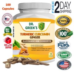 Turmeric Curcumin with Bio 2600mg High Absorption Triple Strength Capsules