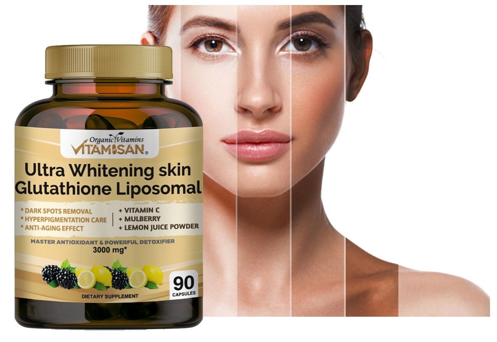 90 capsules collagen glutathione pills whitening skin bleaching lightening love