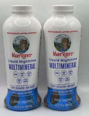 2PK Mary Ruth’s Liquid Nighttime Multimineral ~ 15.22 FL OZ Each ~ EXP 1/27 ~NEW