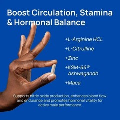 Selerb NAD+ Supplement designed for Men-With Liposomal-NAD+,CoQ10, L-Carnitine,