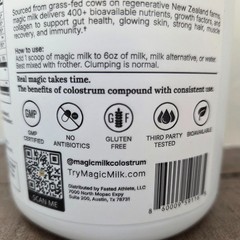 Magic Milk Colostrum + Collagen Chocolate Milk Flavor 20 Servings – Brand New