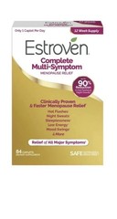 Estroven Complete Multi-Symptom Menopause Relief 84 Caplets Free Shipping 07/26