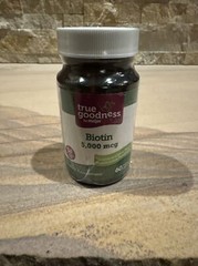 True Goodness By Meijer Biotin 5000 Mcg New Sealed Exp 5/2025