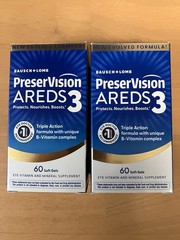 (2pk)Bausch + Lomb PreserVision AREDS 3 Eye Health Vitamin & Mineral 120 Gelcaps