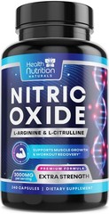 Extra Strength Nitric Oxide Booster – 3X Strength L-Arginine AKG and Citrulli…