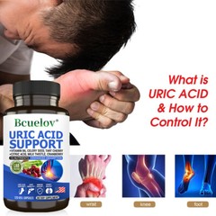 Uric Acid Gout Cleanse Supplement Tart Cherry Joint Pain Cardiovascular Disease
