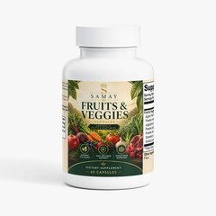 Fruits & Veggies 60 Capsules Greens Superfood Whole Food Antioxidant Health