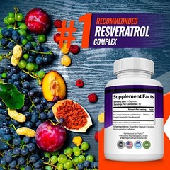 ▶Resveratrol Maximum Strength 90 CAPSULE Premium Formula Anti-Aging Antioxidant