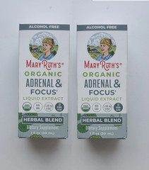 Mary Ruth’s Organic Adrenal & Focus Liquid Extract Herbal Extract – 1 fl oz