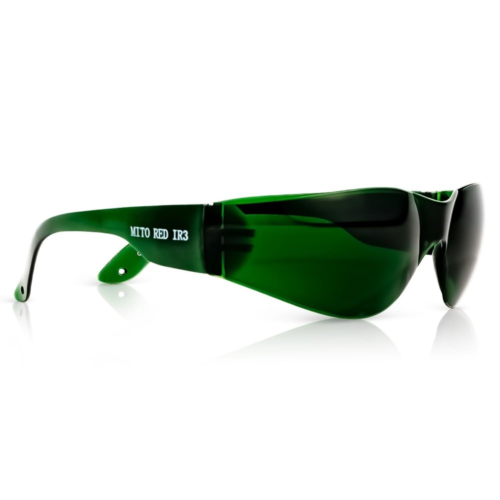 Mito Red Light Therapy Glasses – Eye Protection for Red Light (600nm-900nm) -…