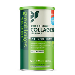Great Lakes Wellness Collagen Peptides Powder for Skin, Hair, Nails 16 Ounces
