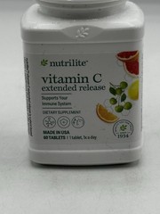 Nutrilite Vitamin C Extended Release 500mg 60 Tablets Exp 01/2028