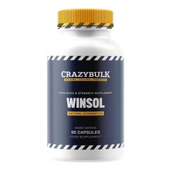 CrazyBulk WINSOL Natural Winstrol Alternative for Lean Muscle & Strength 90 Caps