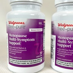(2) Walgreens Free+Pure Menopause Multi-Symptom Support Capsules 30ct, 03/27