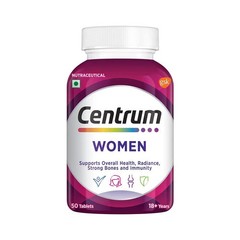 Centrum Multivitamin for Women 50 Count Tablets with Iron Vitamin D3 B Vitamins/