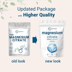 Pure Magnesium Citrate Powder (Citrato de Magnesio en polvo), 2 Pounds (32…