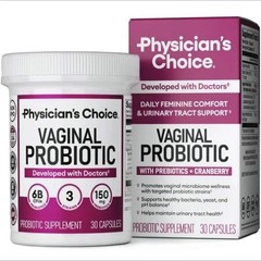 Physician’s Choice Vaginal Probiotic for Women – Support Vaginal PH Balance NEW
