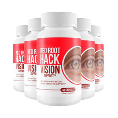 5-Pack Red Root Hack Vision – RedRoot Vision Hack Eye Help – 300 Capsules