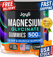 Magnesium Glycinate Gummies for Adults 500mg – Chewable Magnesium Glycinate for
