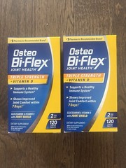 Osteo Bi-Flex Triple Strength + Vitamin D Joint Health Supplement- 2 X 120