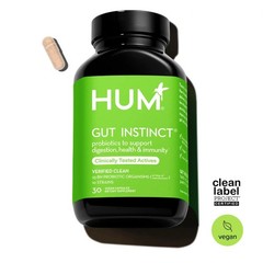 HUM The Pro Gut Bundle Digestive Health Supplement Kit Total Daily 180 Capsules