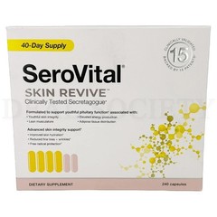 Serovital Skin Revive Anti-Aging Supplement for Women 240 Capsule 40 Days Supply