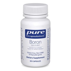 Boron Glycinate Supplement – 60 Capsules for Bone Health & Hormonal Support