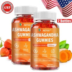 Ashwagandha Extract 5000mg Gummies – Stress Relief, Energy & Mental Clarity