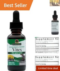 Concentrated 1oz Vitex Berry Liquid – Gluten-Free & Kosher Hormonal Support