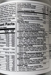 Enhanced Energy Teen Whole Food Multivitamin 60 Veg Tabs New Free Ship Bb: 2/29