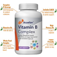Vitamin B Complex Supplement,Energy Support,Promotes Nervous System Health