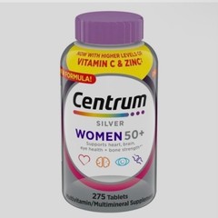 Centrum Silver Womens 50+ 275 Tablets Multivitamin Supplement EXP 02/2027