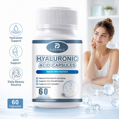 Hyaluronic Acid 60 Capsules Skin Hydration Joint Support Supplement