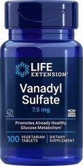 Vanadyl Sulfate 7.5 mg – 100 Vegetarian Tablets – 02/2027 Expiration