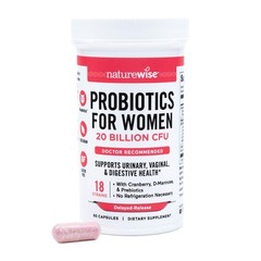 NatureWise Probiotics for Women + Organic 60 Count (Pack of 1), Tan