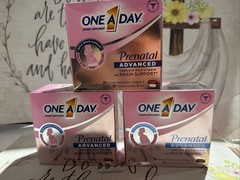 ONE A DAY Prenatal Advanced Triple Brain Support Exp:09/26 3Pack