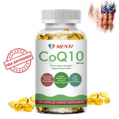 CoQ10 Co Enzyme Q10 120 Capsules | Coenzymes – Antioxidant Heart Energy 300mg