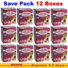 12X Gluta Berry 200000 mg Reduce freckles Aura Radiant Smooth Skin Drink PUNCH