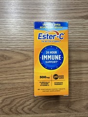 Ester-C 24 Hour Immune Support Coated Tablets – 500mg – 60 Count – Ex: 10/28
