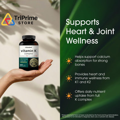 NatureBell Vitamin K Complex – 300 Softgels – Delivers 300 Count (Pack of 1)