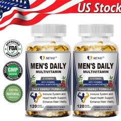 Multivitamin Softgels for Men & Women, Daily Vitamin Mineral 240 Capsules