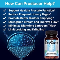 3 – bottles Natural Prostate Support Supplement – Non-GMO, Vegan, Gluten-Free
