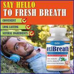 Bad Breath Freshener, Dental Probiotics Capsule, Advanced Oral Care 06/12/25