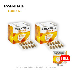 BUY 2 FREE 1 Essentiale Forte N Liver Detox & Liver Tonic Supplement 90s
