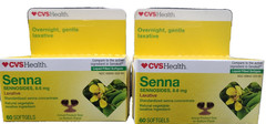 CVS Health Senna Softgels Laxative Lot Of 2 Exp 11/2026