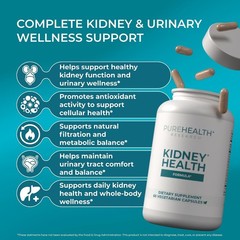 PUREHEALTH RESEARCH Kidney Health Formula: Kidney Cleanse Detox & Repair 05/27