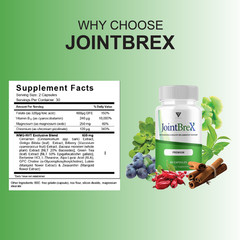 Joint Brex Advanced Joint Support, JointBrex Supplement (60 Capsules)