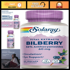 Bilberry Extract 60mg – Antioxidant Support for Healthy Vision & Circulation – 6