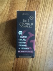 Nutra Harmony Organic B-Complex Liquid Drops 8-in-1 with B12 ~2 fl oz New Sealed